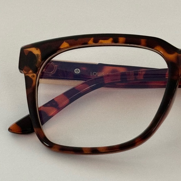 L6051 52/20 Tortoise/Gold Square Eyeglass Frame/hard Sunglass Case - Picture 4 of 8